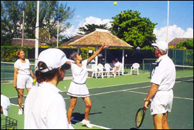 Playing Tennis
